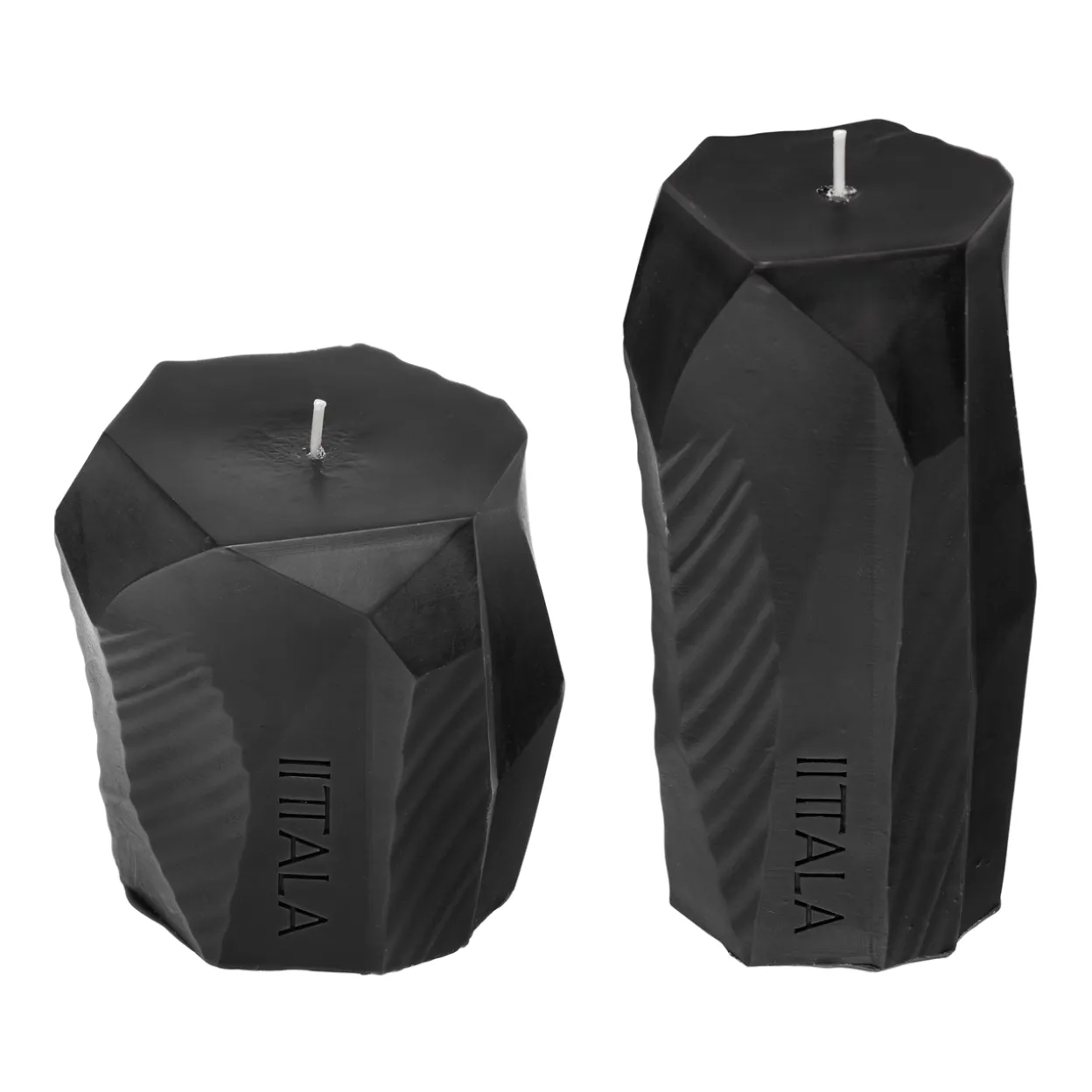 Blockljus 16cm aska