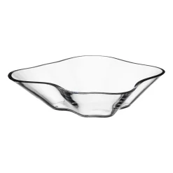 Blomma skål 279x75mm klar