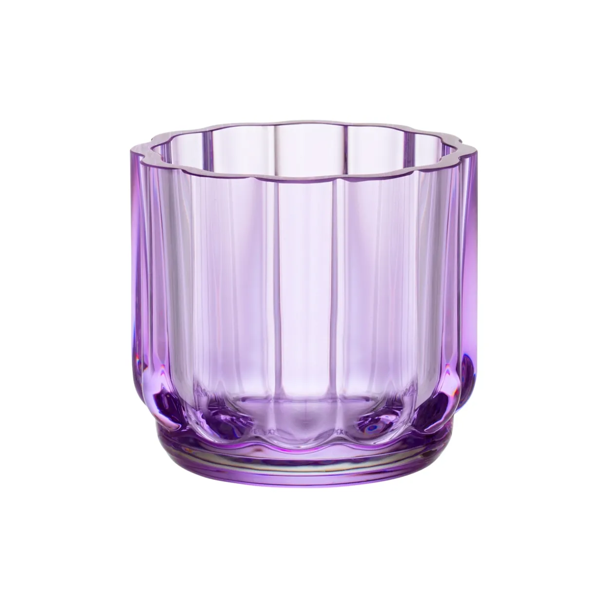 Dekorativ skål 90mm ljus lila
