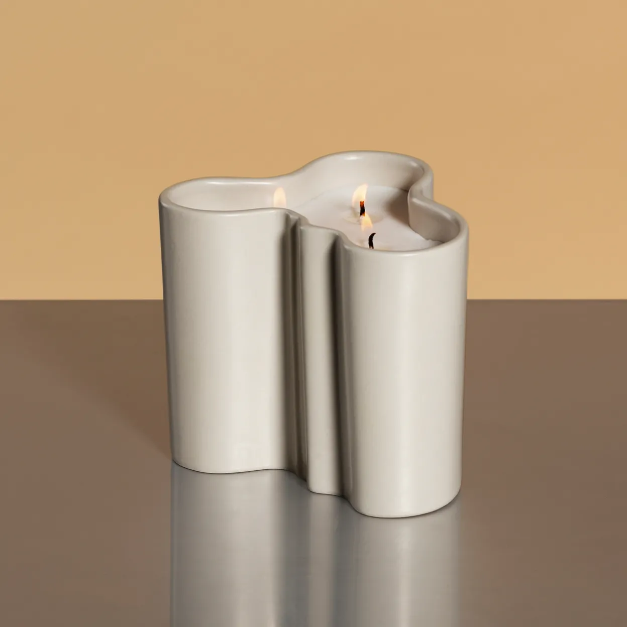 Doftljus 11cm sand