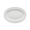 Fat oval 32 cm snö