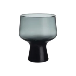 Glas på fot 29cl stålgrå 2-pack