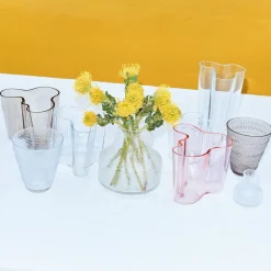 Glas vas 82x97mm klar