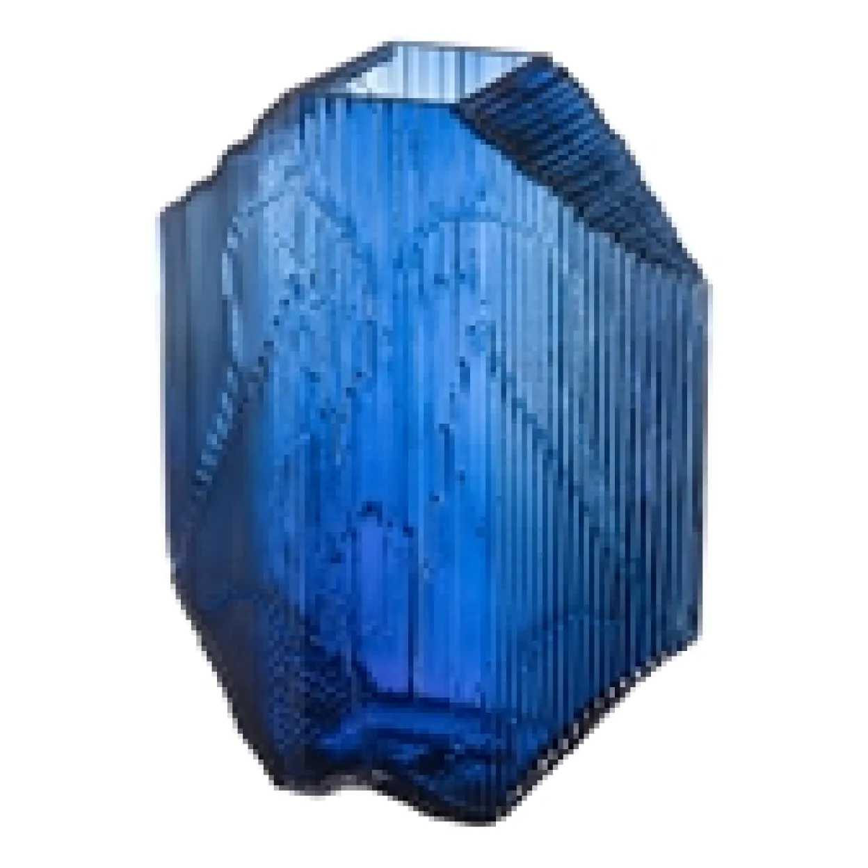 Glaskulptur 240x320 ultramarin blå