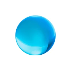 Glassfär 8cm elektrisk blå