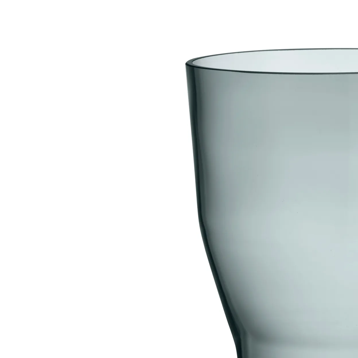 Hög vas 120x260mm stålgrå