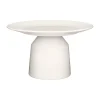 Högt serveringsfat 24x14 cm vit