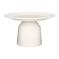 Högt serveringsfat 24x14 cm vit