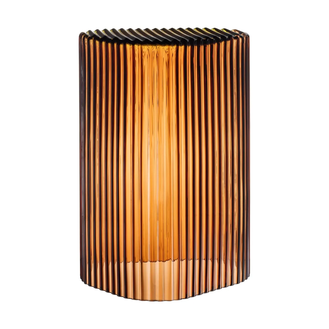 Lampa 340x205mm koppar glas spare