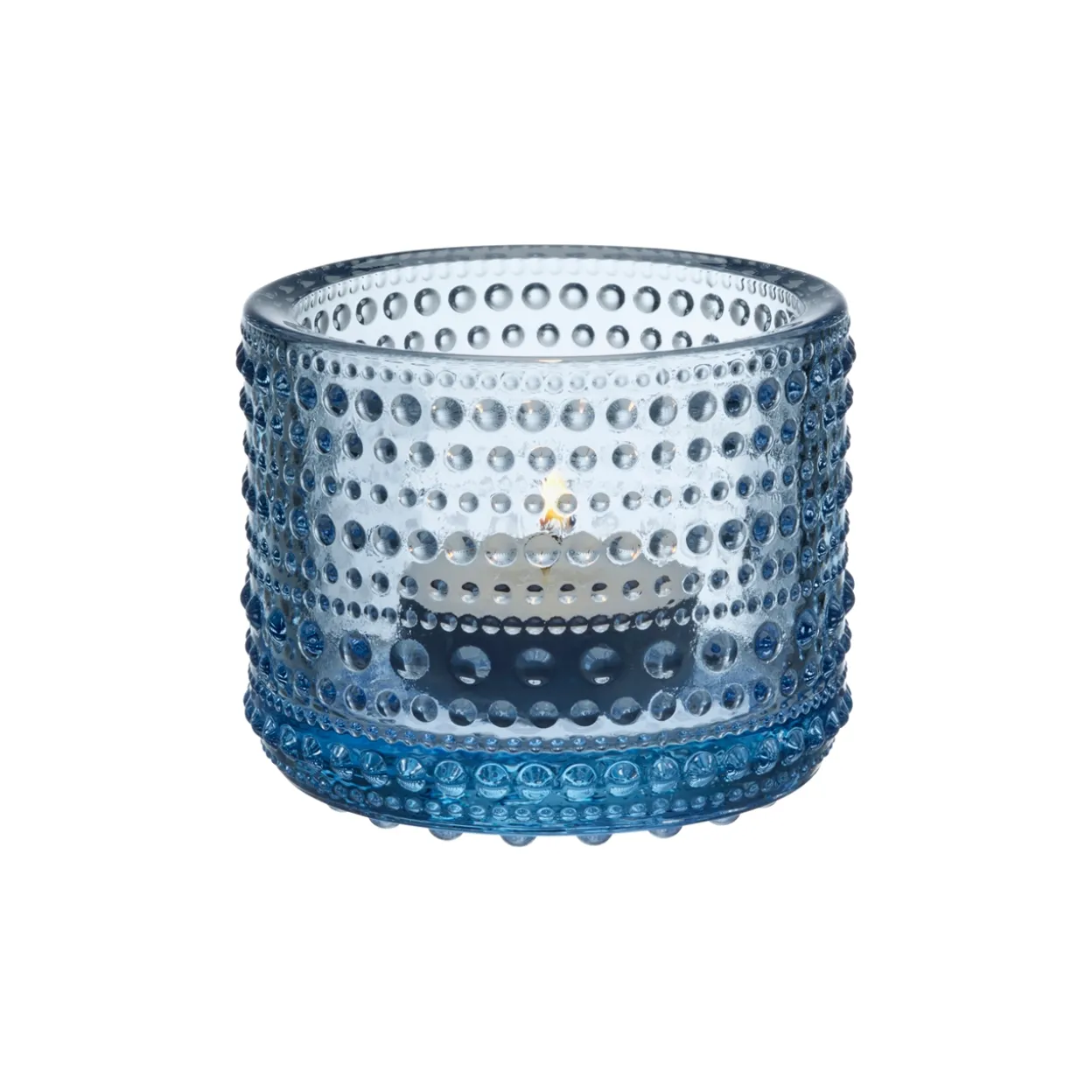 Ljuslykta 64mm aqua