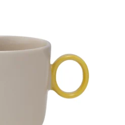 Mugg 0,35l beige-gul