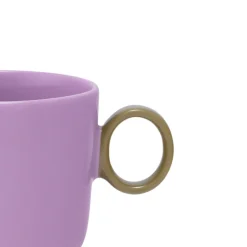 Mugg 0,35l lila-oliv
