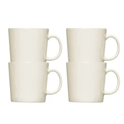 Mugg 0,3L vit 4-pack