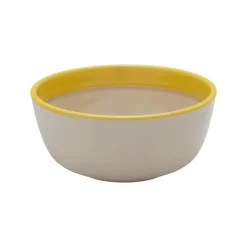 Skål 13cm beige-gul