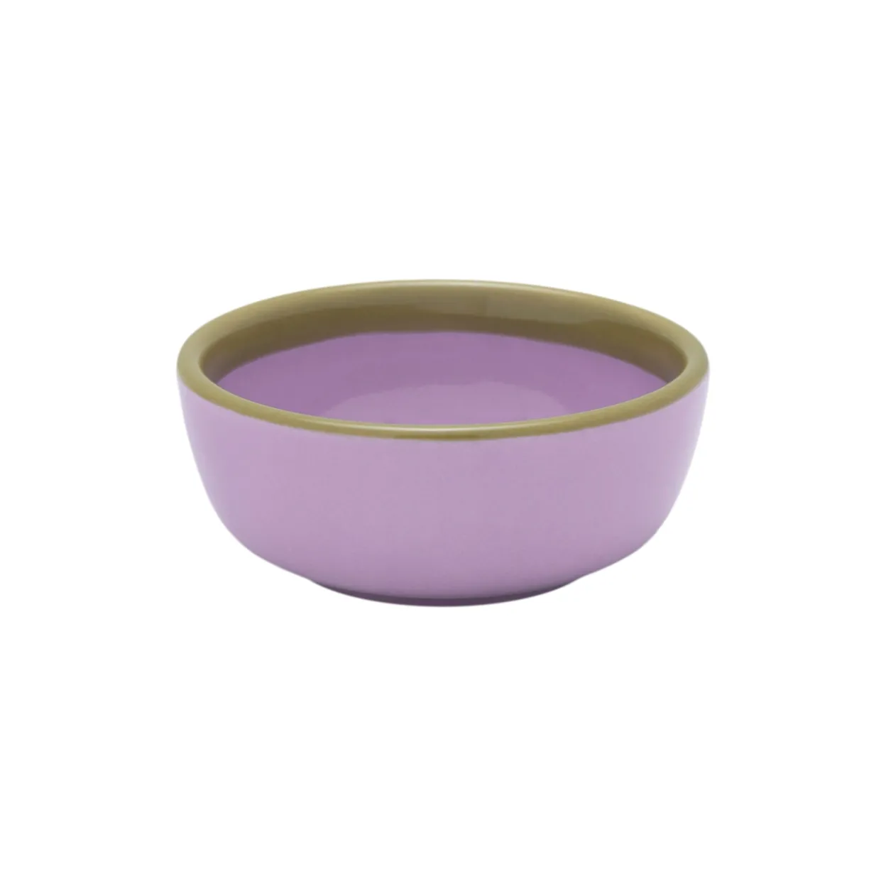 Skål 9cm lila-oliv