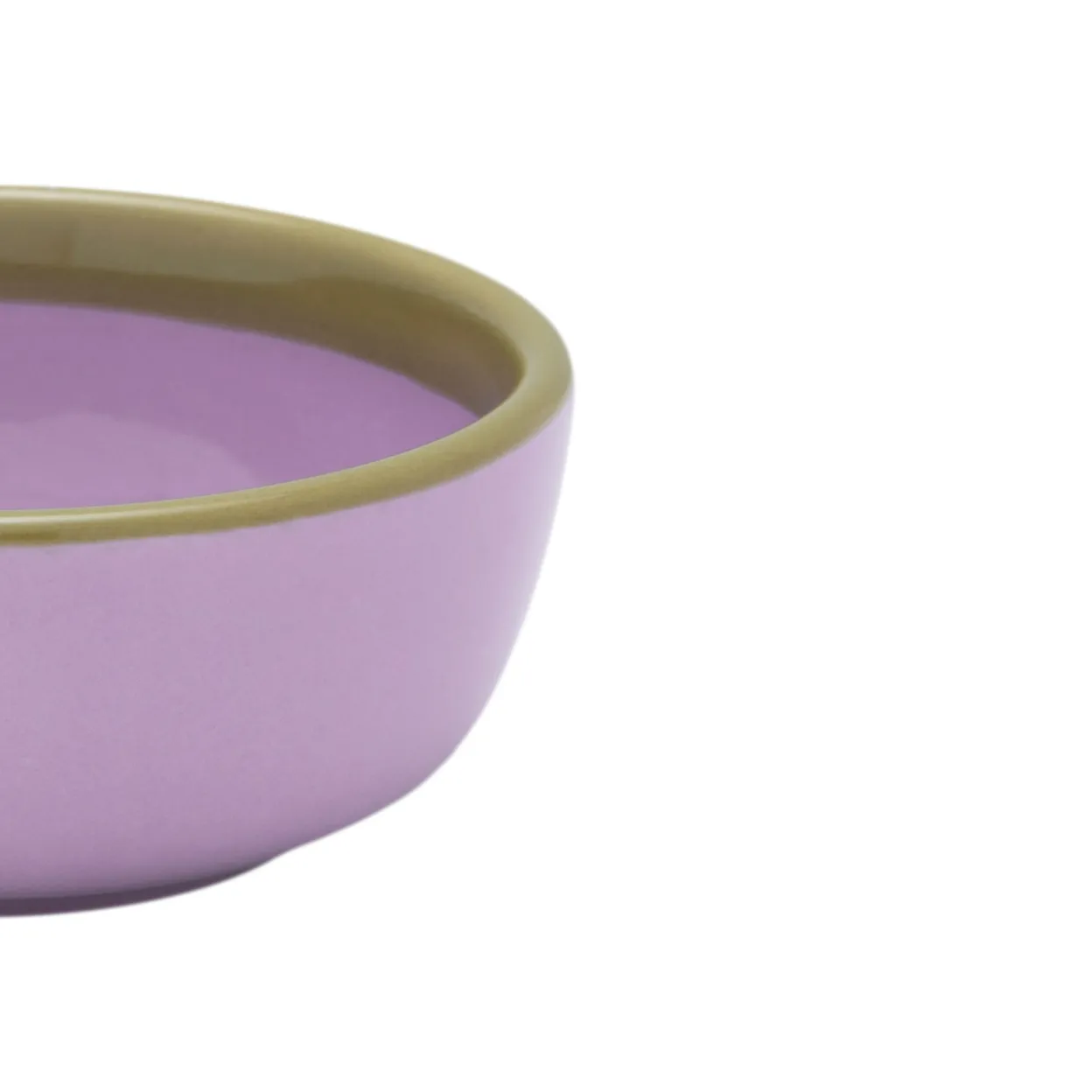 Skål 9cm lila-oliv