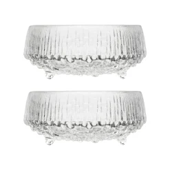 Skål 115mm klar 2-pack