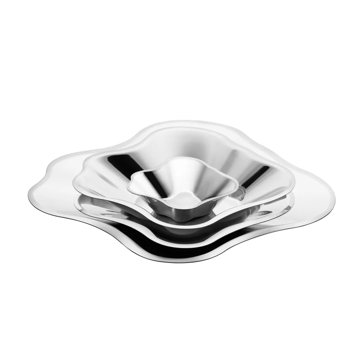 Skål 504mm rostfritt stål