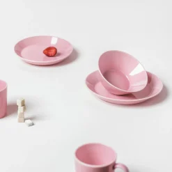 Tallrik 21cm rosa