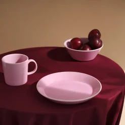 Tallrik 21cm rosa