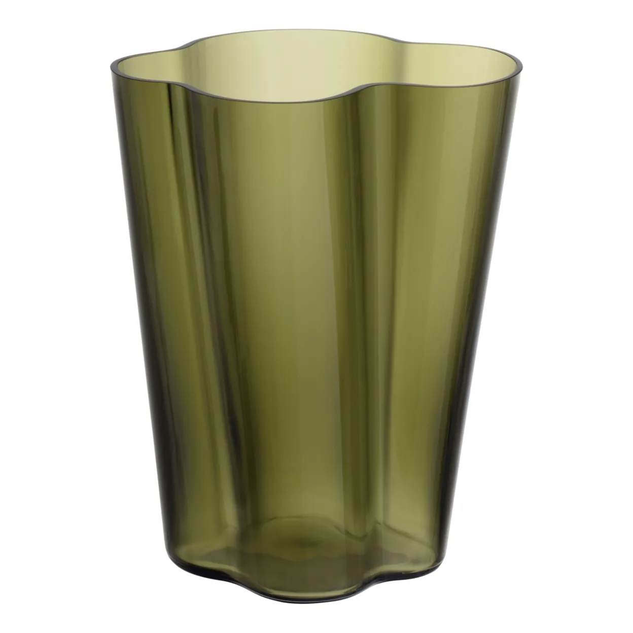 Vas 270mm moss grön